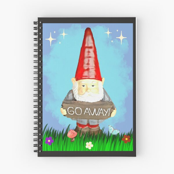 Item preview, Go Away! Garden Gnome. designed and sold by Cakedecorcairns.