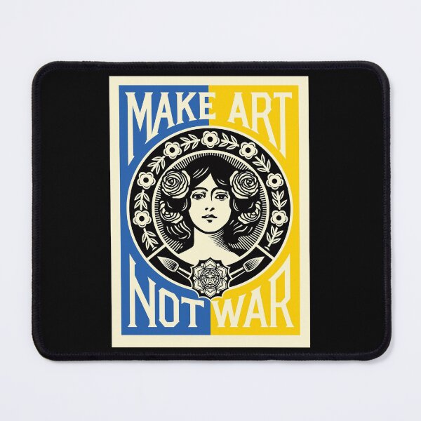 Item preview, Make Art Not War designed and sold by VicFreedomind.