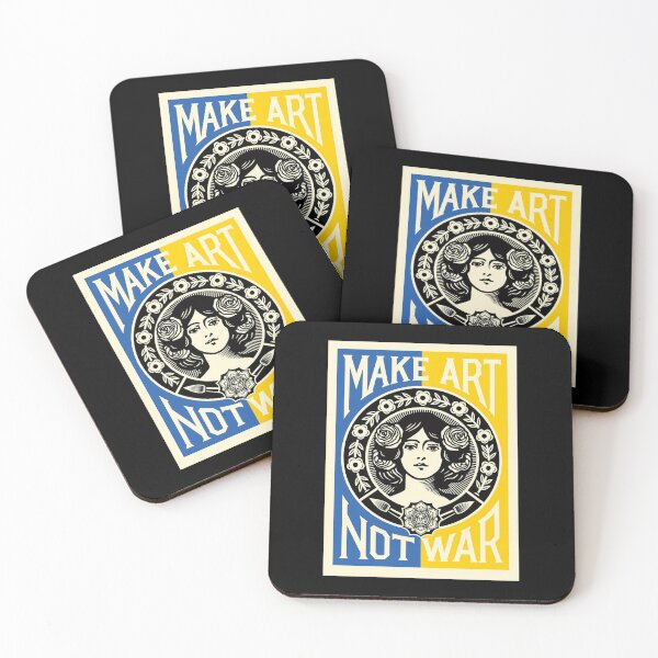 Item preview, Make Art Not War designed and sold by VicFreedomind.