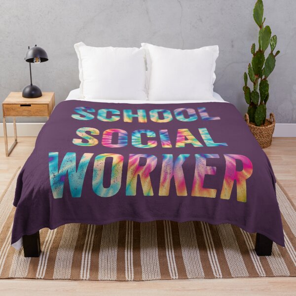 Item preview, Social Worker 2023 Tie Dye Watercolor Retro Vintage School Social Worker designed and sold by fethialtaf.