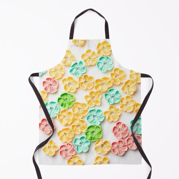 Item preview, Spring Handmade sewn fabric Flowers Yellow Red Blue Green designed and sold by homemadecreate.