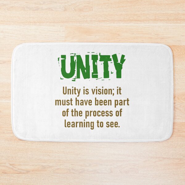 Item preview, Unity Is Vision - Unity Quote designed and sold by CrankyOldDude.