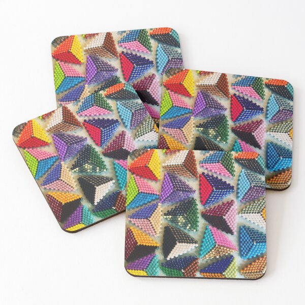 Item preview, Beaded triangles designed and sold by FancyCharlene.