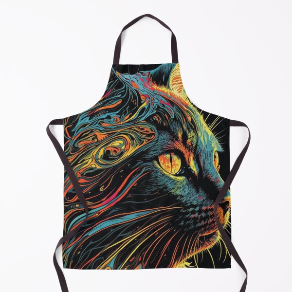 Item preview, psychedelic cat No.III designed and sold by NISATO-ART.