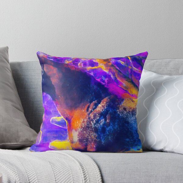 Item preview, Appaloosa horse – colorful painting in violet and yellow designed and sold by NickoPrints.