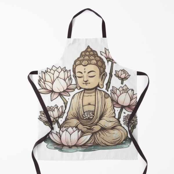 Item preview, Relaxed Meditating Buddha designed and sold by The Graphic Letters.