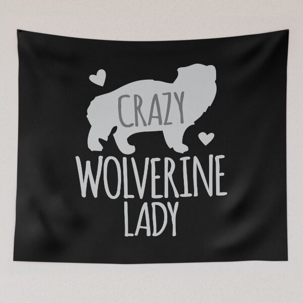 Item preview, Crazy wolverine lady designed and sold by jazzydevil.