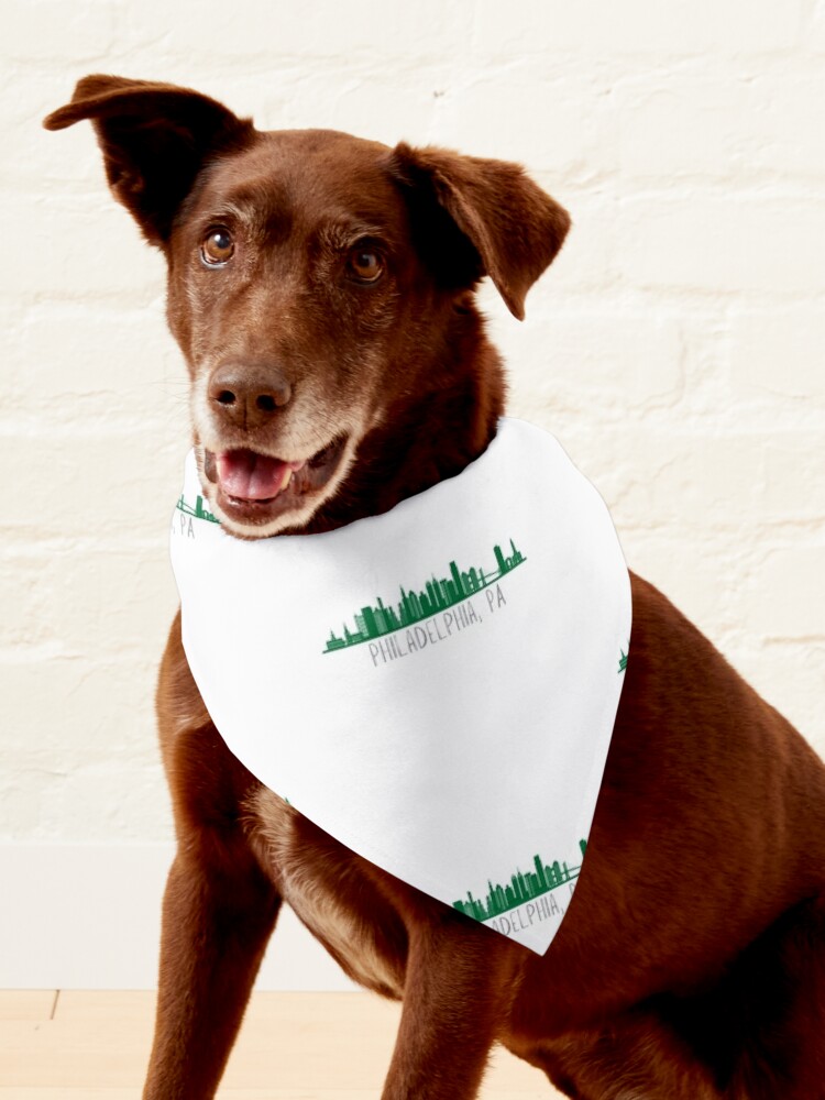 Philadelphia Skyline - Retro Eagles Pet Bandana for Sale by Way Cool Tees