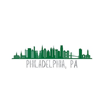 Philadelphia Skyline - Retro Eagles Pet Bandana for Sale by Way Cool Tees