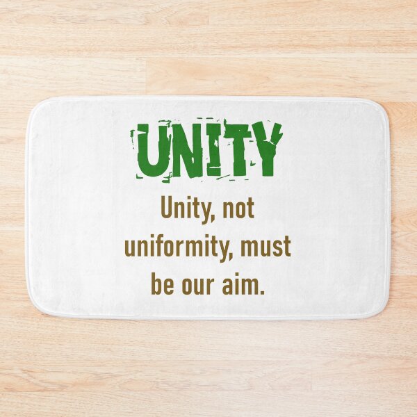 Item preview, Unity Not Uniformity - Unity Quote designed and sold by CrankyOldDude.