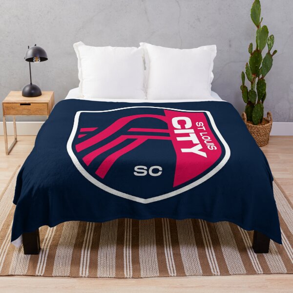 ST LOUIS CITY SC PLUSH 50 X 60 THROW BLANKET SUPER