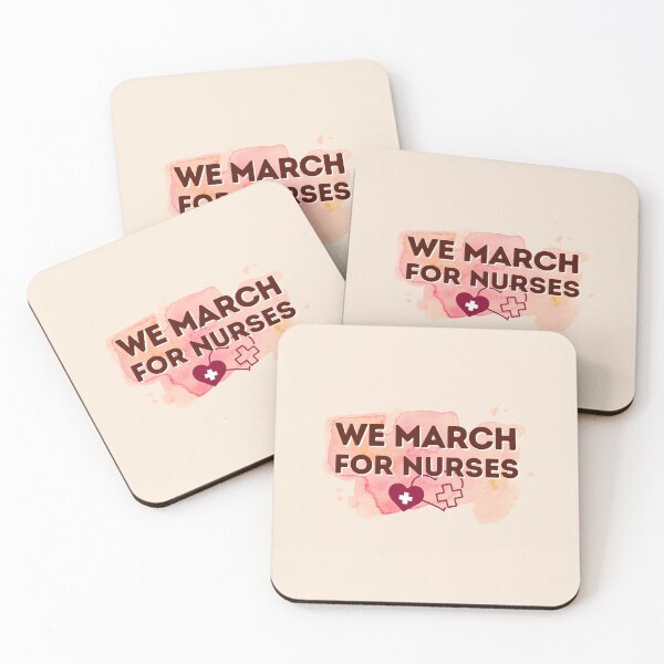 Item preview, We March for Nurses | Nursing March | Nurses March designed and sold by DesignsRN.