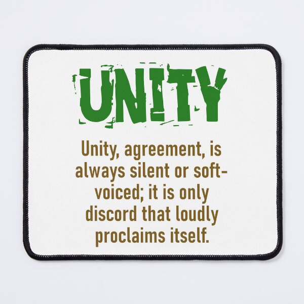 Item preview, Unity Agreement Is Always Silent - Unity Quote designed and sold by CrankyOldDude.