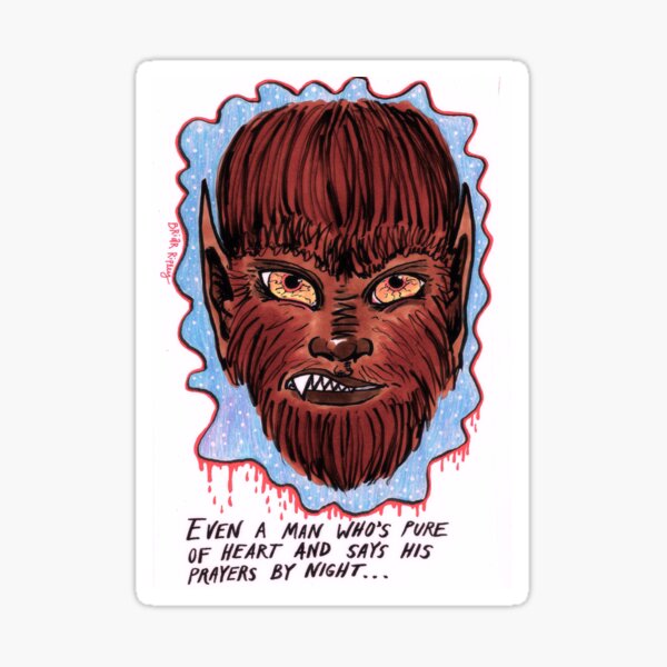 wolf wo/man!! Sticker