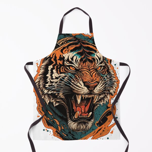 Item preview, Colorful Tiger Vector Illustration designed and sold by EvanJohnCrafts.