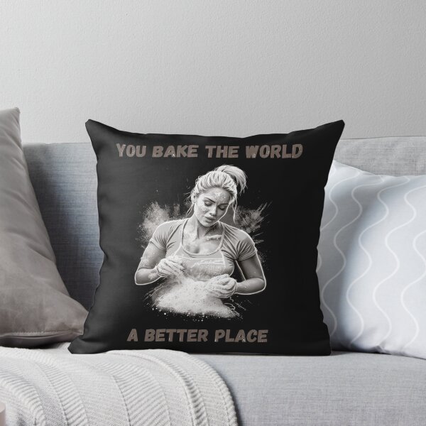 Item preview, You bake the world a better place cute baker girl  designed and sold by VectorPower.