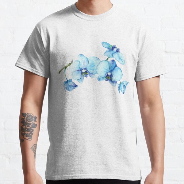 Blue Orchid Botanical Art Classic T-Shirt