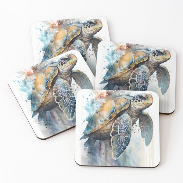 Item preview, Turtle in Watercolour designed and sold by sketchzen.