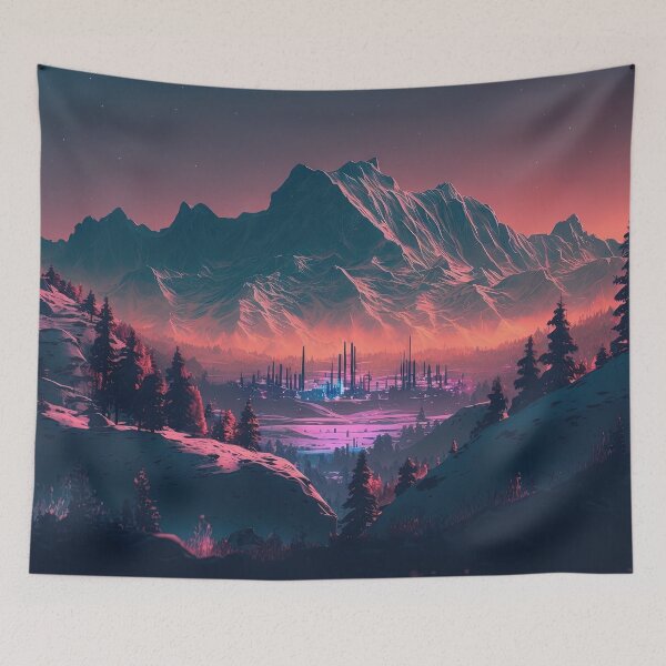 Item preview, Winter City Lights: A Synthwave Adventure designed and sold by Mullet Monkey.
