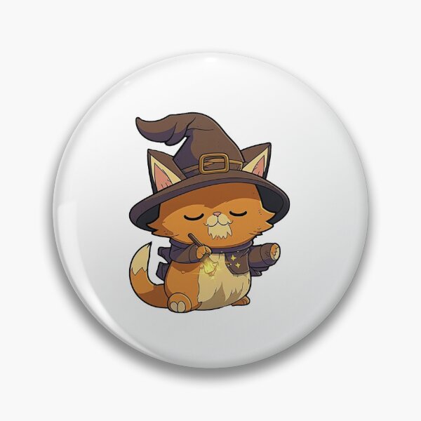 Item preview, Black Mage Cat  designed and sold by amtstickers.