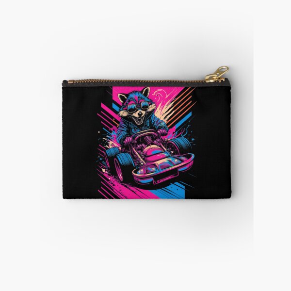 Item preview, Crazy Happy Raccoon in Racing Car designed and sold by brytfanna.
