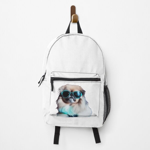 Item preview, Dog Wearing Glasses Pets Pomeranian Man Woman Light Blue Brown designed and sold by Furry-BFF.