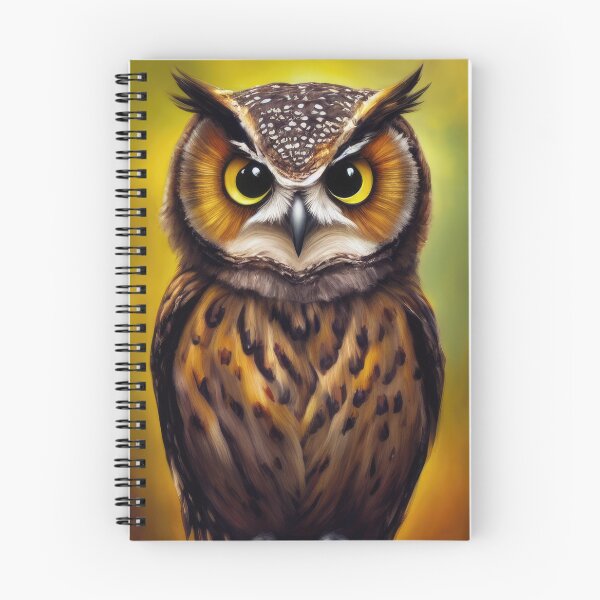 Item preview, Owl Artwork - Oil Painting Portrait designed and sold by gabpod.