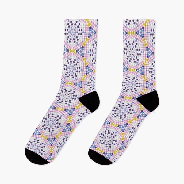 Item preview, Purple, Blue ,Pink, White and Yellow Pattern  designed and sold by Nalwesya.