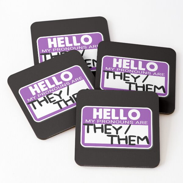Item preview, Pronouns - They / Them designed and sold by BeeCee Designs.