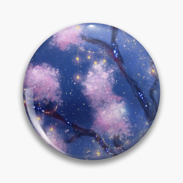 Item preview, Cherry Blossom and Stars designed and sold by IcyArtShop.