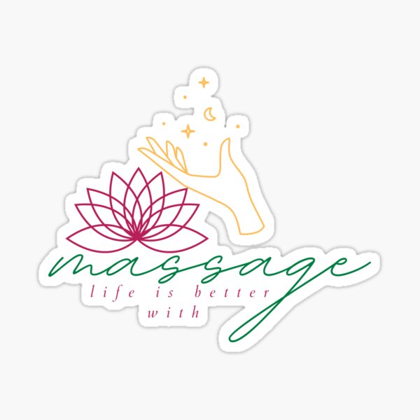 Item preview, life is better with massage  22 designed and sold by FLOWER--ART.