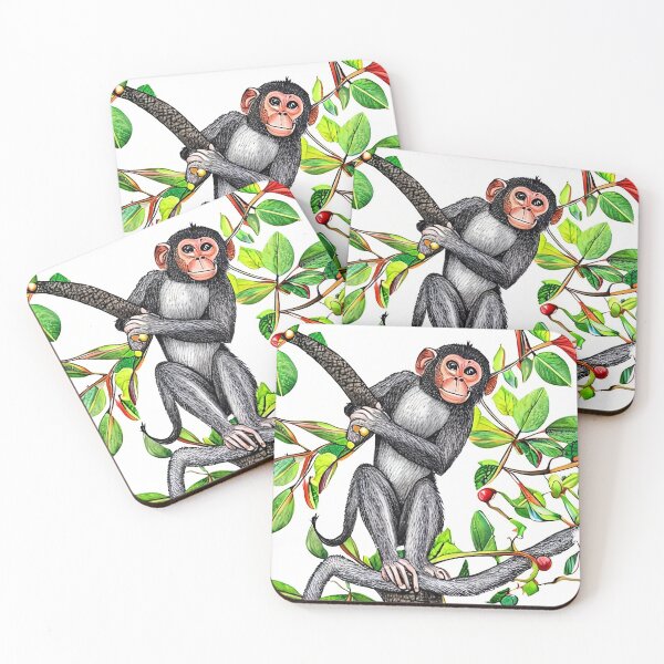 Item preview, Cute monkey on a tree designed and sold by Yossi Aharon.