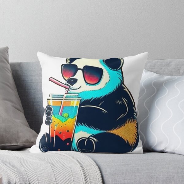 Item preview, Funny Giant Panda Design Animal Sticker Tropical Summer Vacay Mode Vacation designed and sold by reddrive88.
