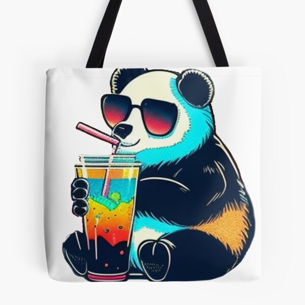 Item preview, Funny Giant Panda Design Animal Sticker Tropical Summer Vacay Mode Vacation designed and sold by reddrive88.