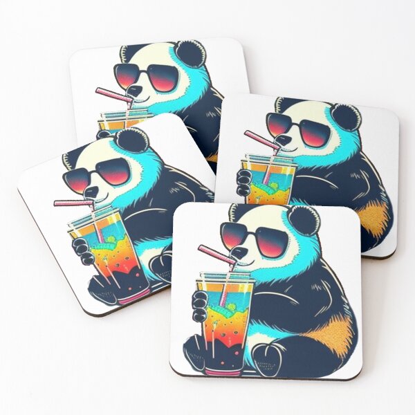 Item preview, Funny Giant Panda Design Animal Sticker Tropical Summer Vacay Mode Vacation designed and sold by reddrive88.