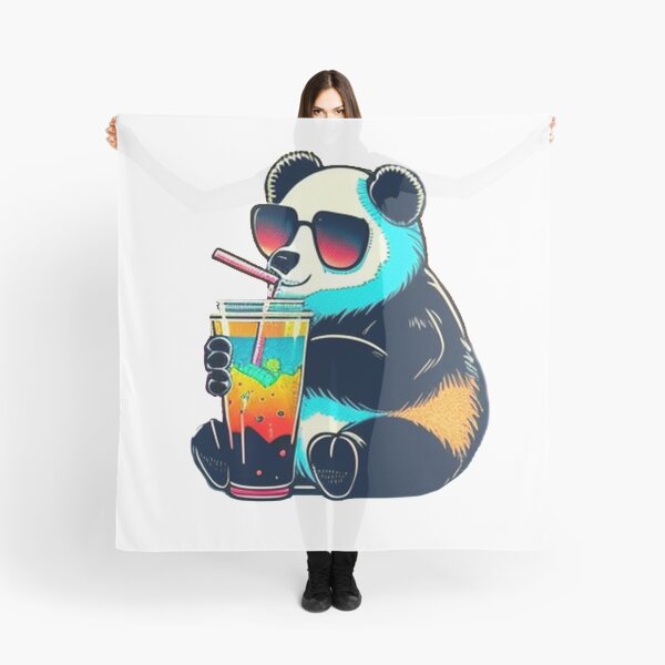 Item preview, Funny Giant Panda Design Animal Sticker Tropical Summer Vacay Mode Vacation designed and sold by reddrive88.