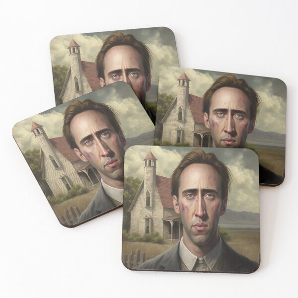 Item preview, Nicolas Cage American Gothic designed and sold by NISATO-ART.