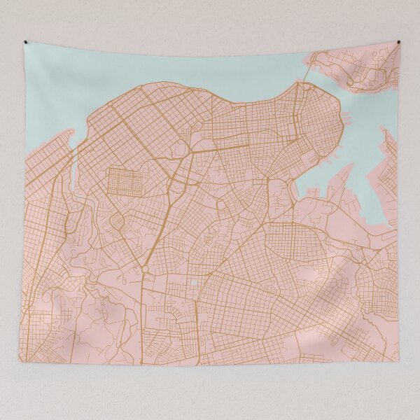 Item preview, Havana map, Cuba designed and sold by AnnaGo.