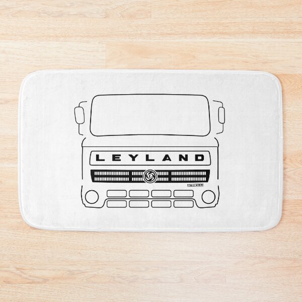 Item preview, Vintage 1970s Leyland Boxer lorry black outline designed and sold by soitwouldseem.