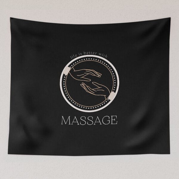 Item preview, life is better with massage 3 designed and sold by FLOWER--ART.