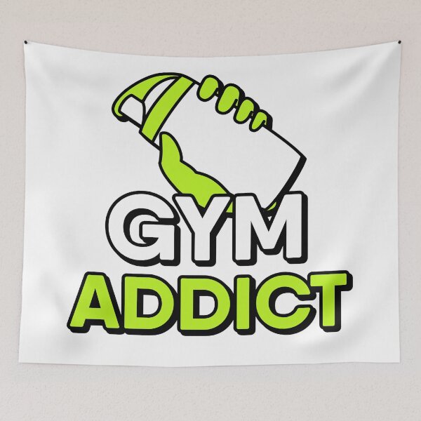 Item preview, Gym Addict with Cool Protein shaker designed and sold by RiciPaneto.