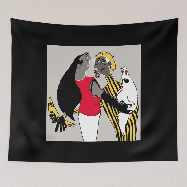 Item preview, lesbians with birds designed and sold by gayliott.