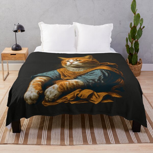 Item preview, Lazy Ginger Cat in Noble Robes designed and sold by brytfanna.