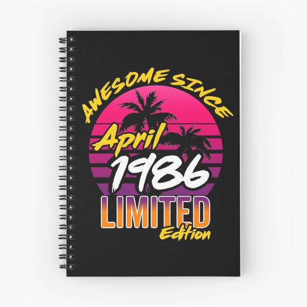 Item preview, Awesome Since April 1986 | Made In 1986 | April 1986 Limited Edition designed and sold by AMINE  ★★★★★.