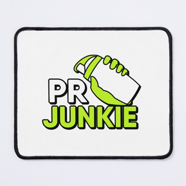 Item preview, PR Junkie with Cool Protein shaker, personal record designed and sold by RiciPaneto.