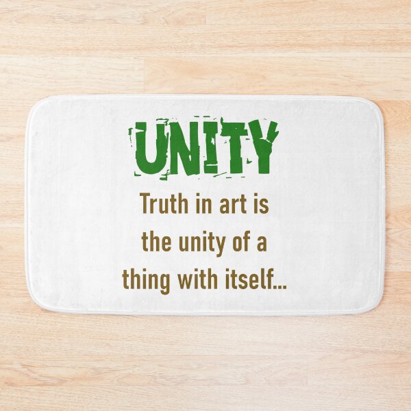 Item preview, Truth In Art Is The Unity - Unity Quote designed and sold by CrankyOldDude.