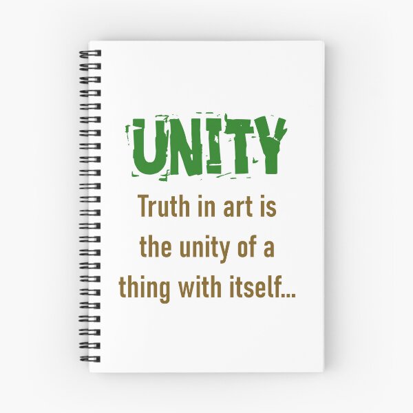 Item preview, Truth In Art Is The Unity - Unity Quote designed and sold by CrankyOldDude.