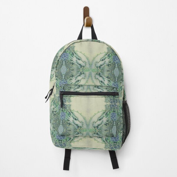Item preview, Dragon Passing on Knowledge Pine Cone Twirl Blue Green Watercolor 2024 designed and sold by SpiritGifts.