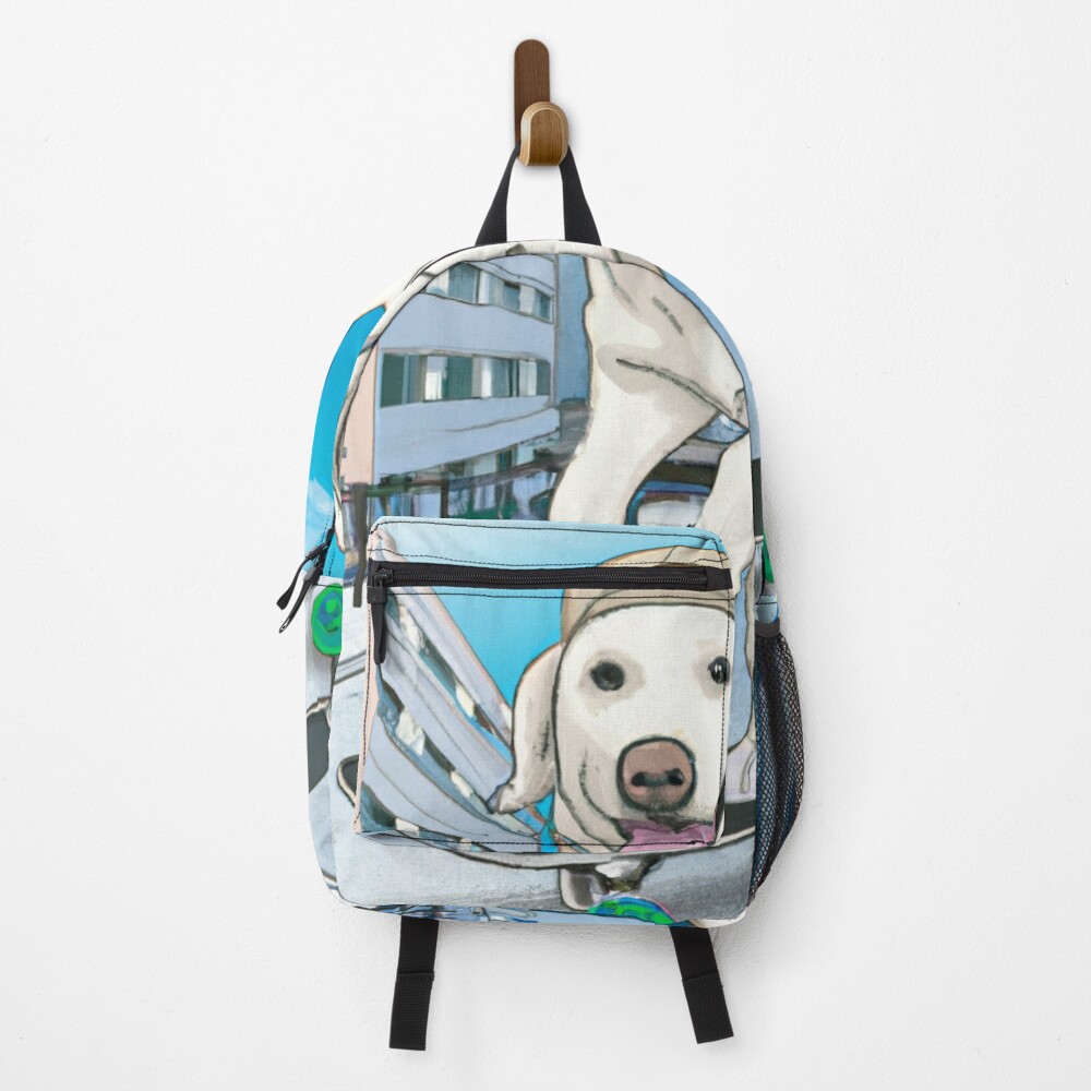 Funny Schoolbag Siberian Husky Printing Junior School Bags for