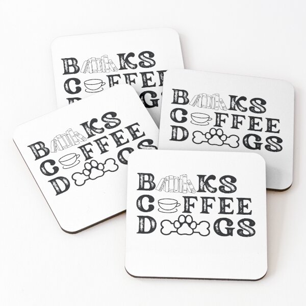 Artikelvorschau, Books And Coffee And Dogs  entworfen und verkauft von Cheeeeky.